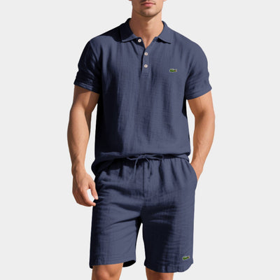 Casual Polo & Shorts Set - CLEARANCE SALE