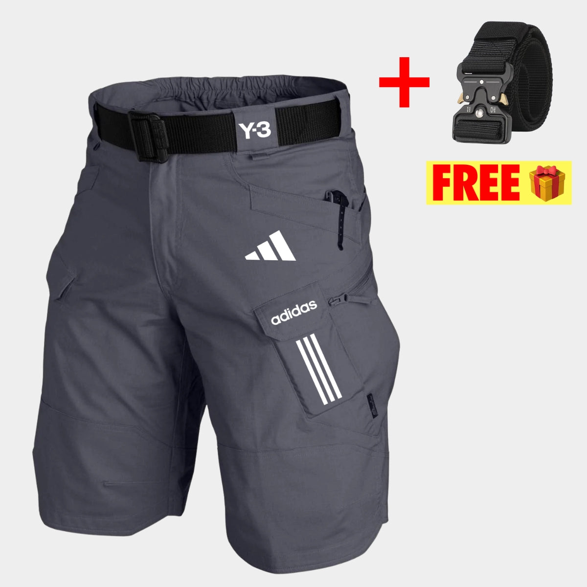 Tactical Cargo Shorts + Free Belt — CLEARANCE PRICE