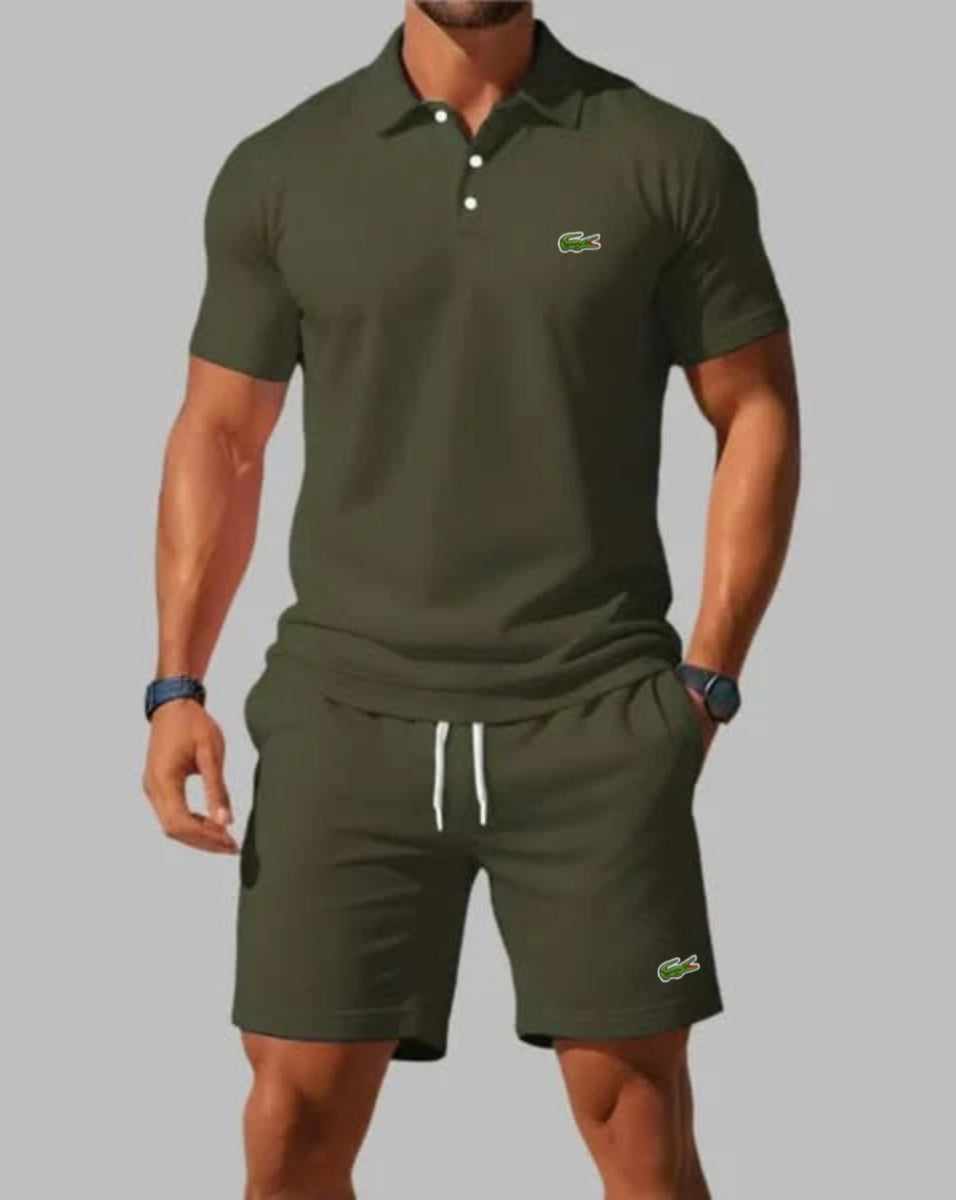 Casual Summer Set - Polo & Shorts