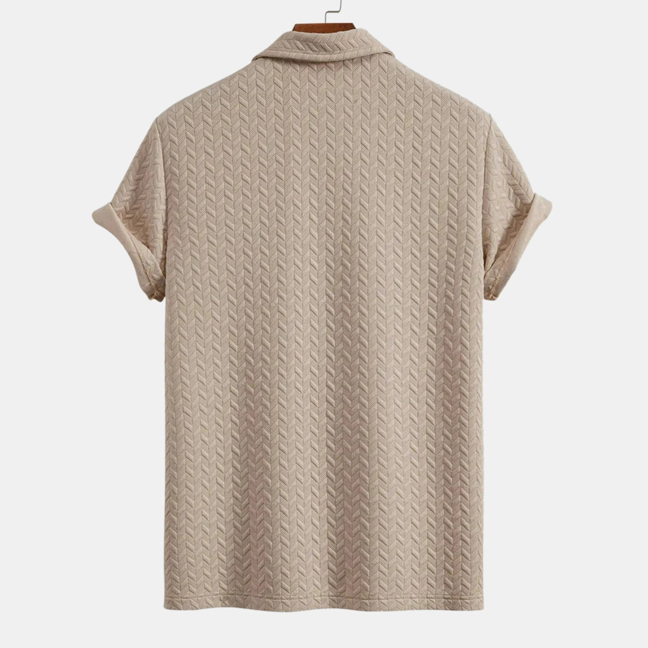 Textured Polo & Shorts Set - CLEARANCE SALE
