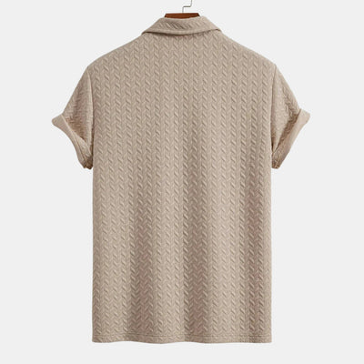 Textured Polo & Shorts Set - CLEARANCE SALE