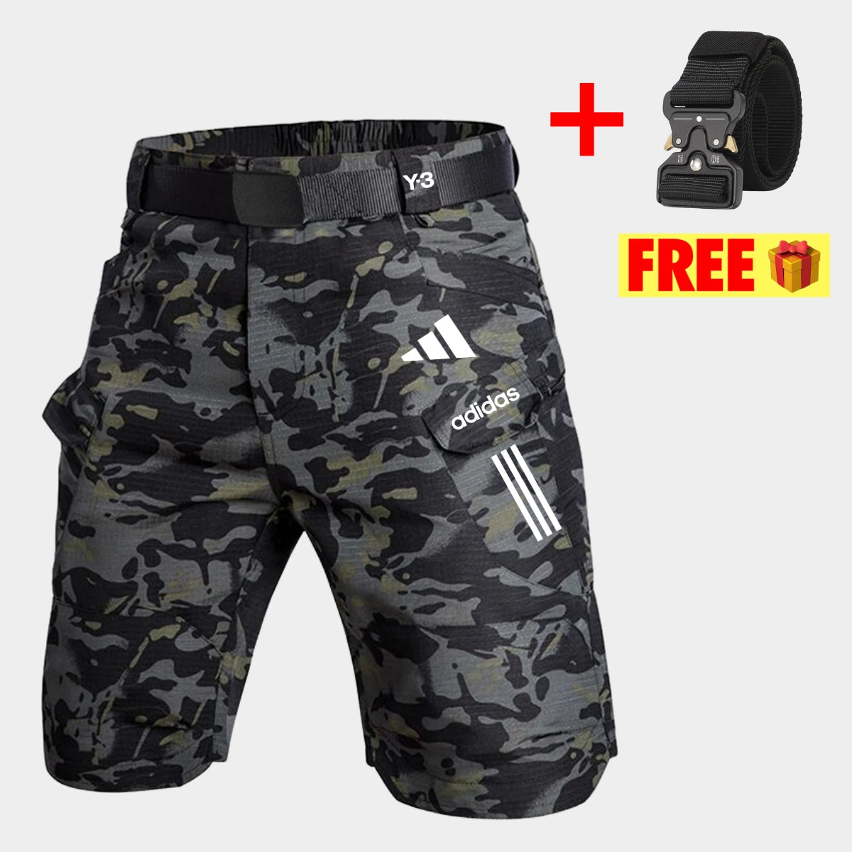 Tactical Cargo Shorts + Free Belt — CLEARANCE PRICE