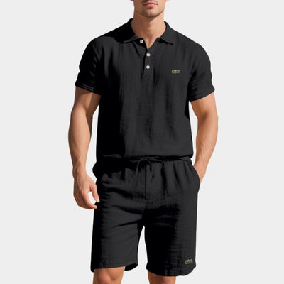 Casual Polo & Shorts Set - CLEARANCE SALE