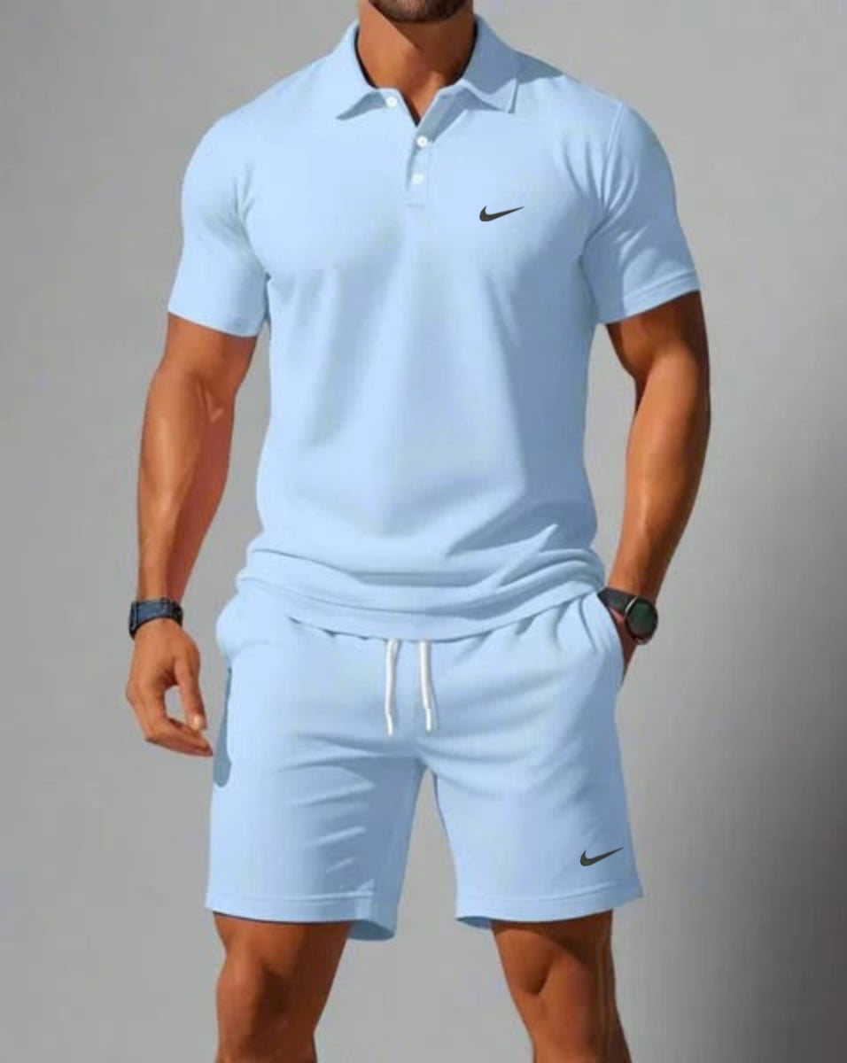 Casual Summer Set - Polo & Shorts