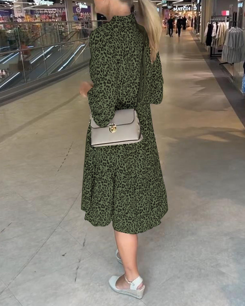 Leopard Pattern Dress