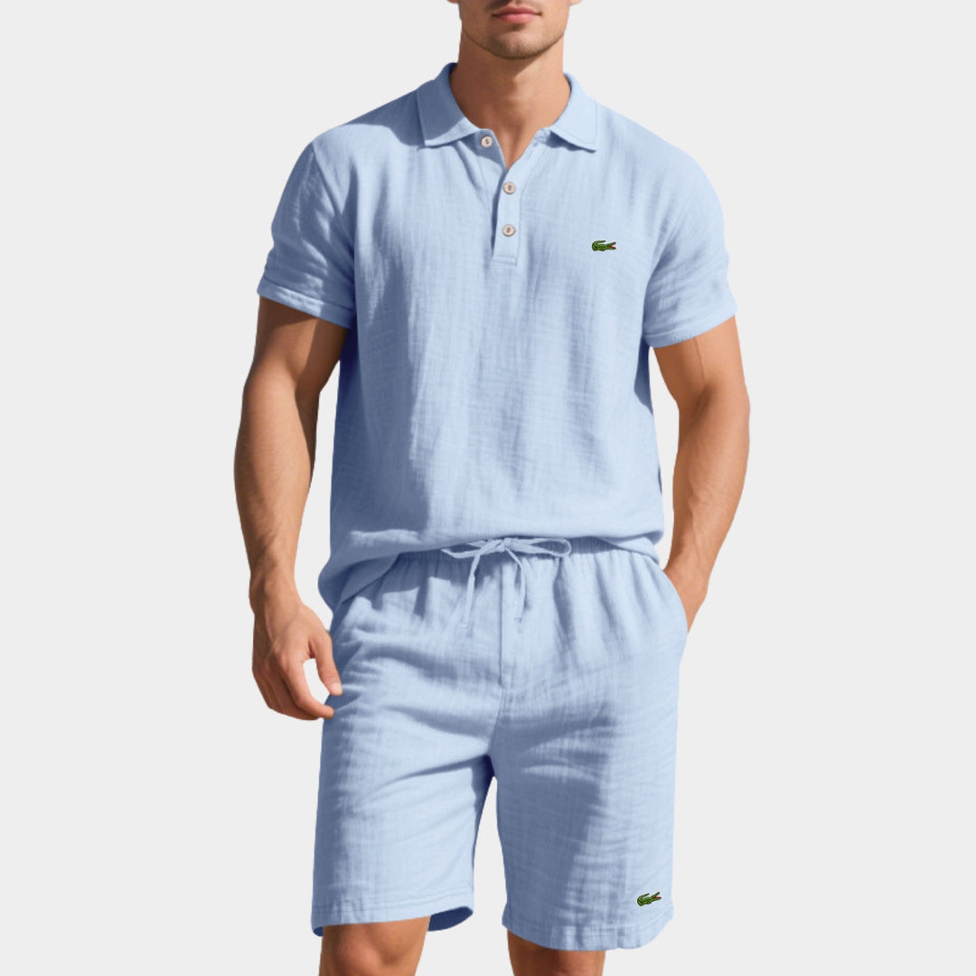 Casual Polo & Shorts Set - CLEARANCE SALE