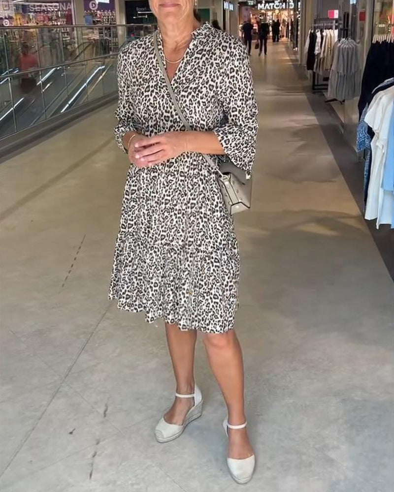 Leopard Pattern Dress