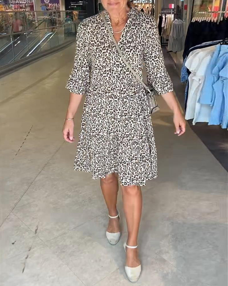 Leopard Pattern Dress